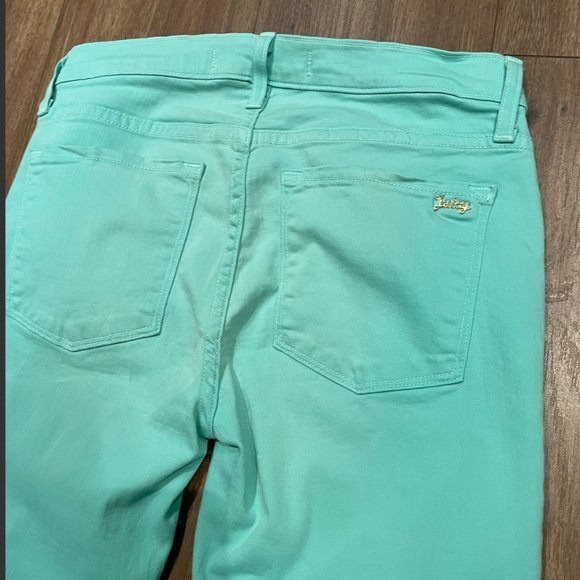 brand new, Juicy Couture Designer Skinny Jeans, tiffany blue color, size s - Picture 10 of 10
